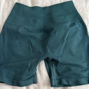 Alphalete Deep Teal Bike Shorts